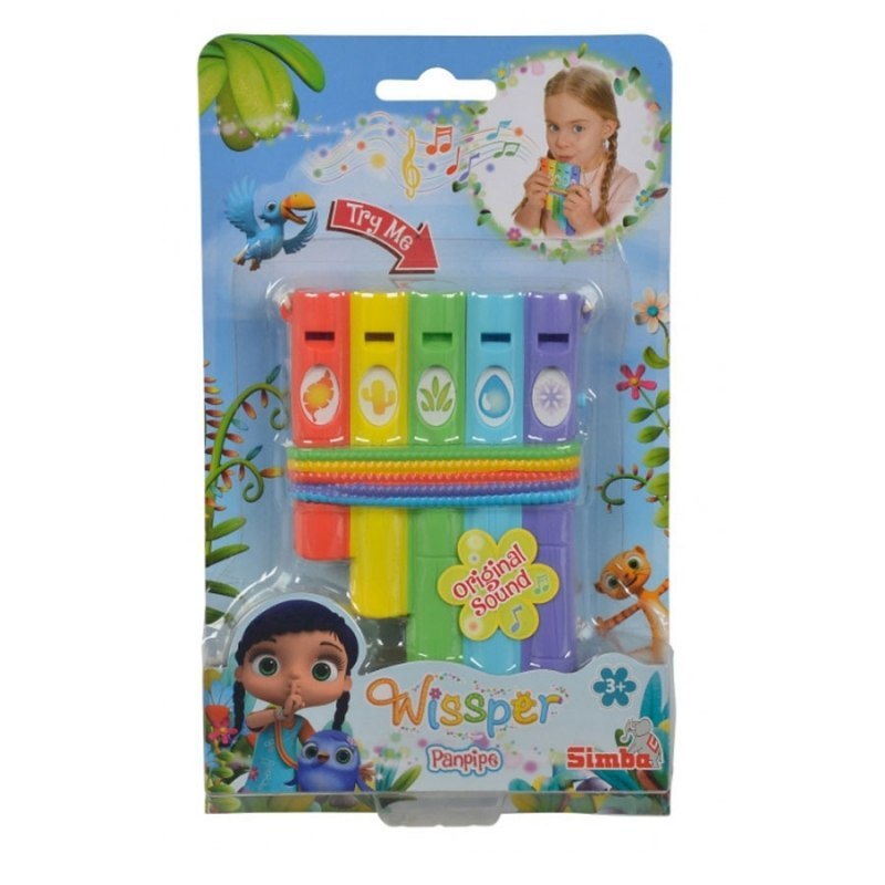 Magiczny indiański flet z kolorowymi piszczałkami Wissper > Sklep